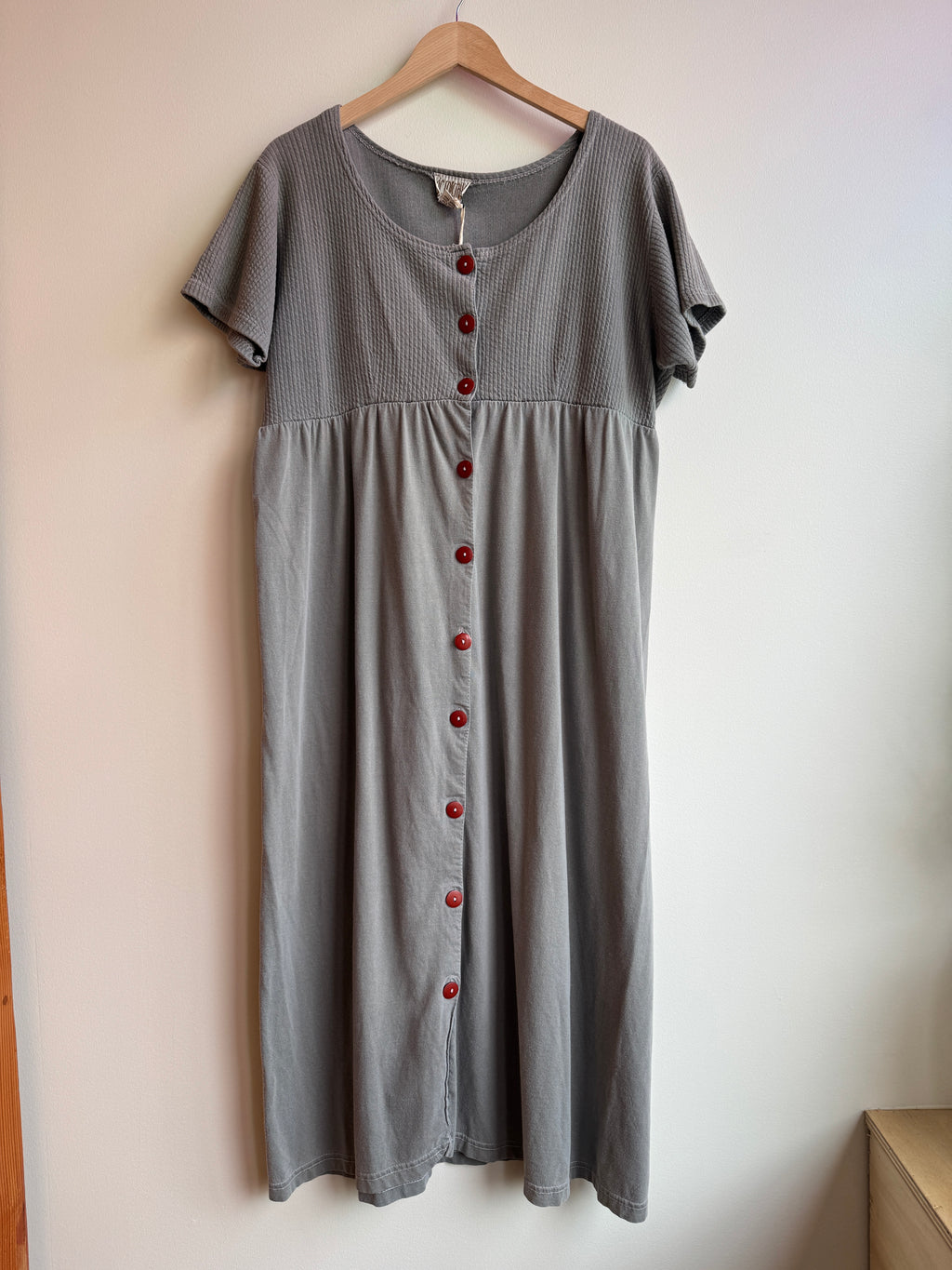 Ribbed Babydoll Midi