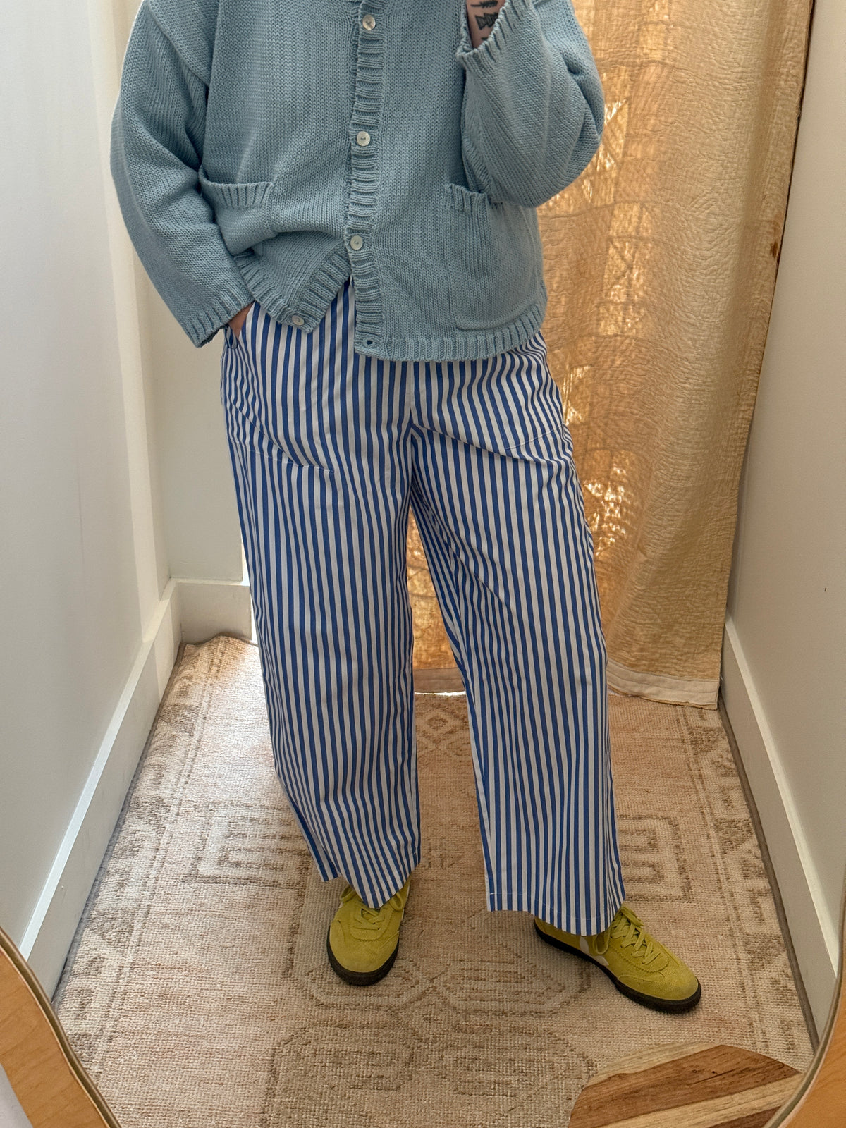 Stripe Pop Drawstring Pant