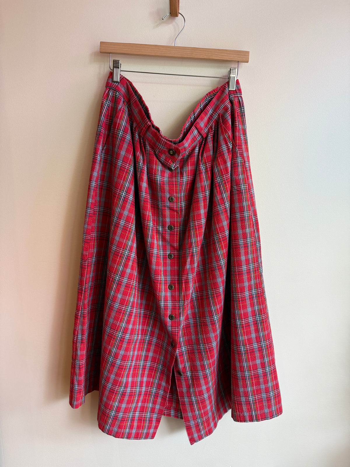 Summer Plaid Midi