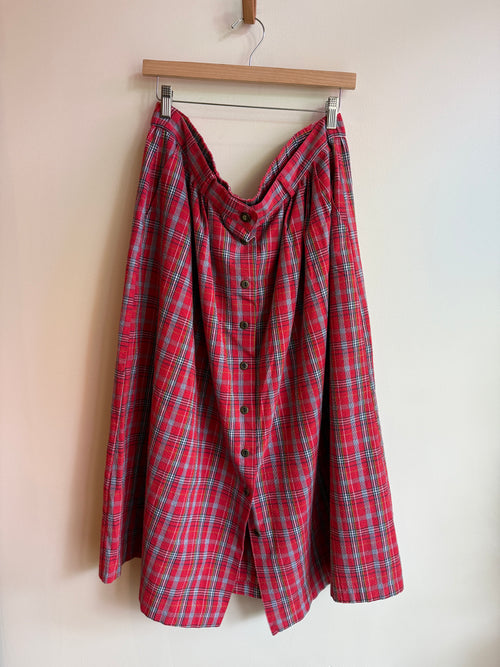 Summer Plaid Midi