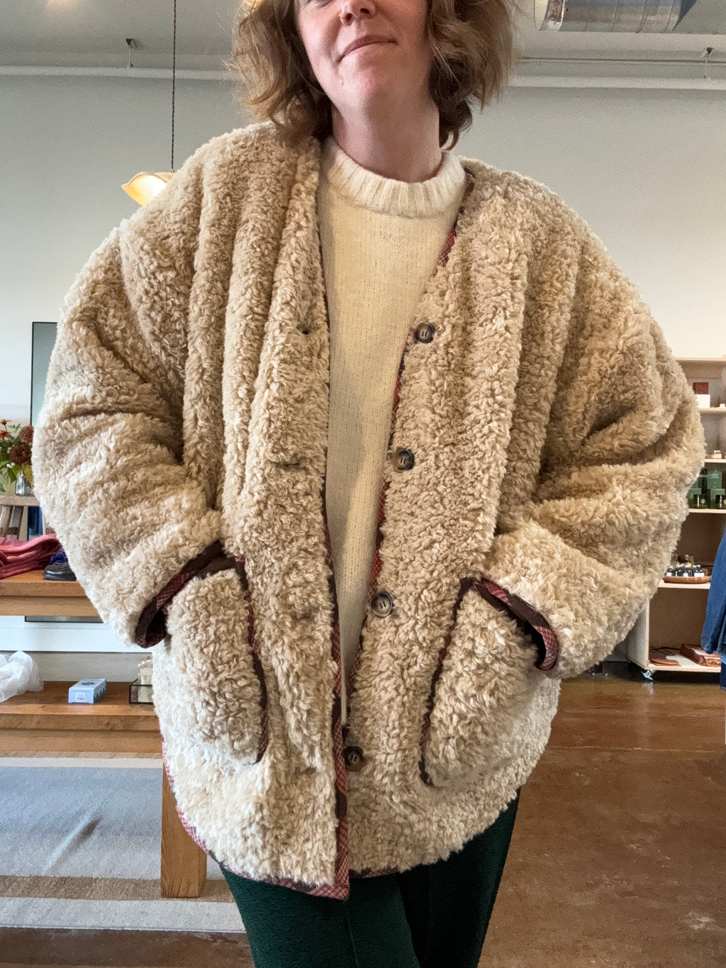 Sherpa Cardigan