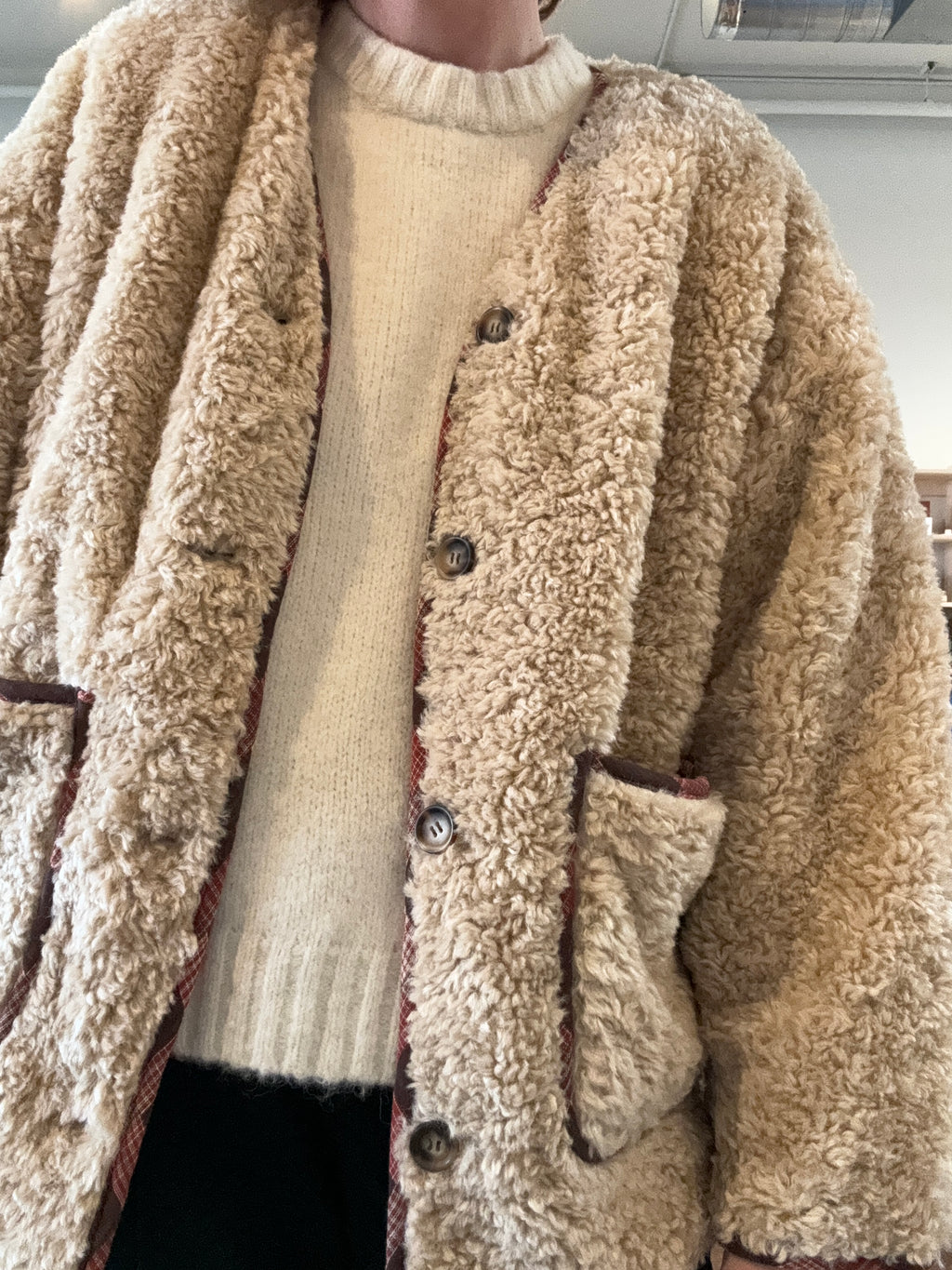 Sherpa Cardigan