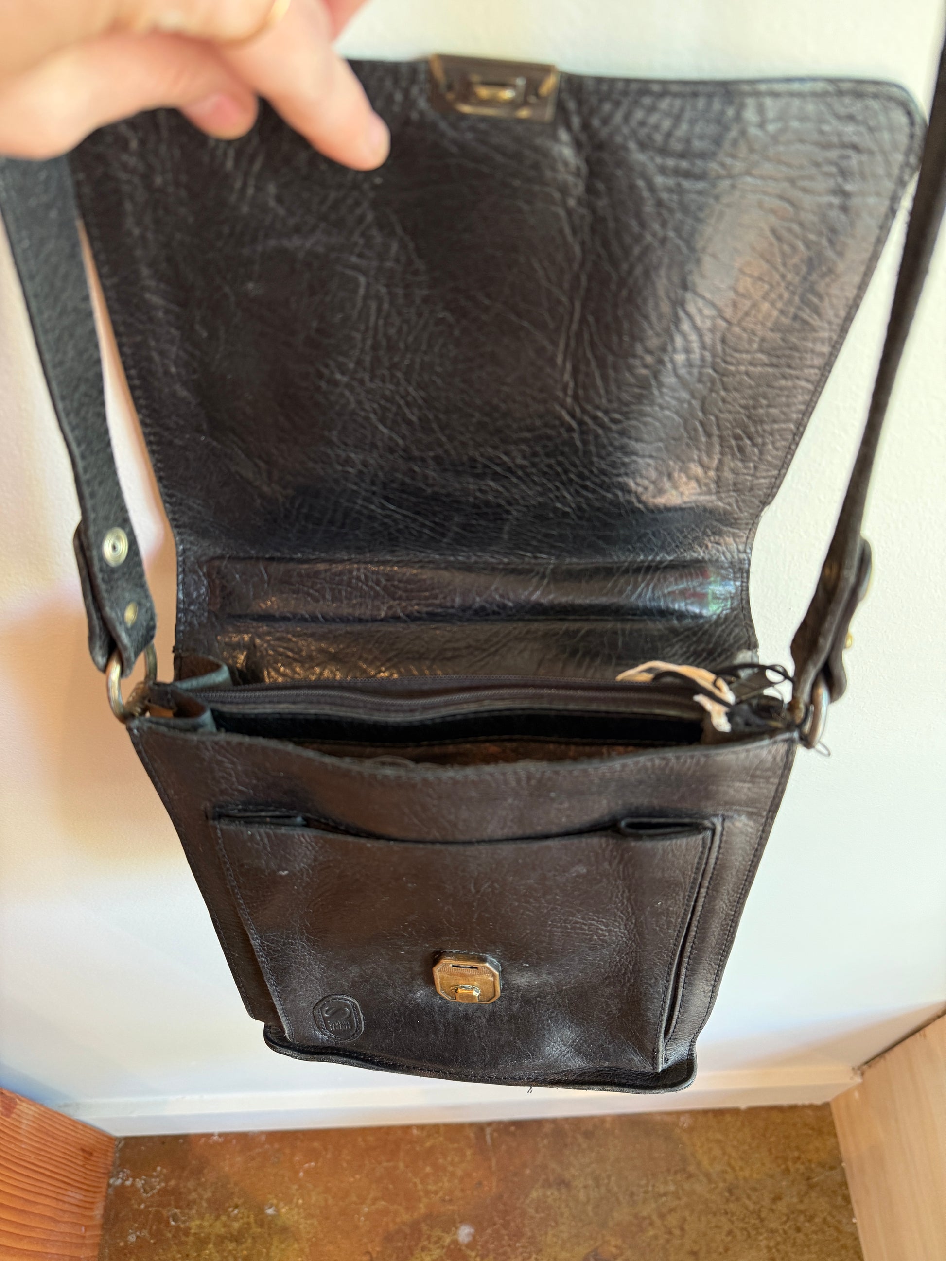 Parisian Black Satchel