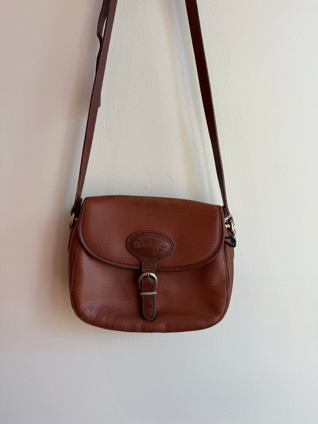 Brown Leather Saddle Bag