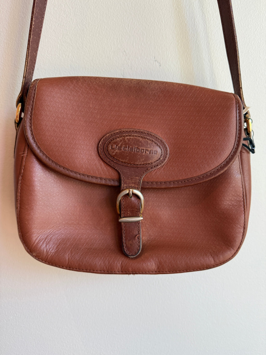 Brown Leather Saddle Bag
