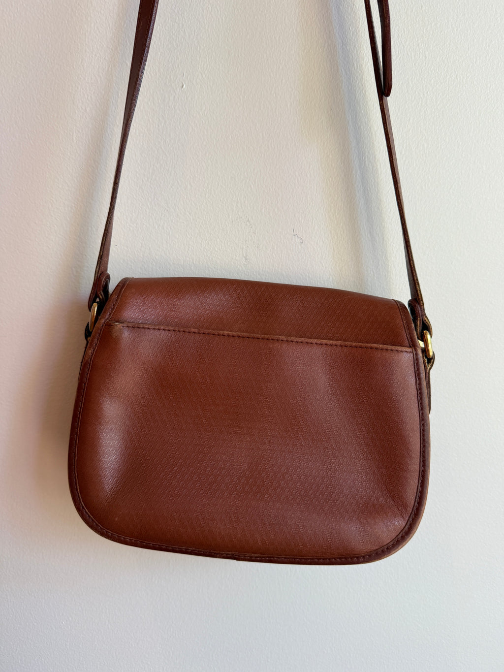 Brown Leather Saddle Bag