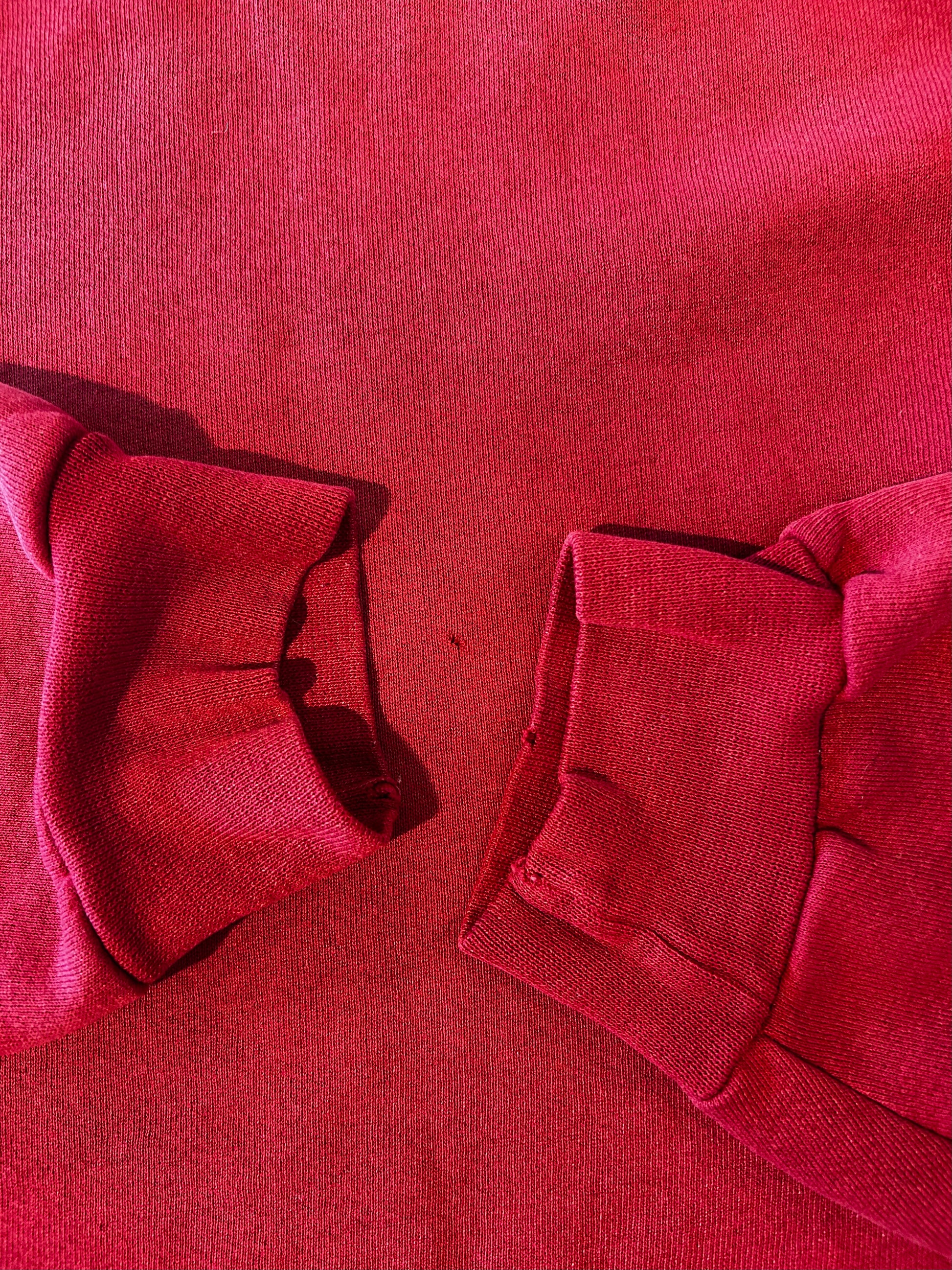 vintage Soffe burgundy crewneck sweatshirt (as is)