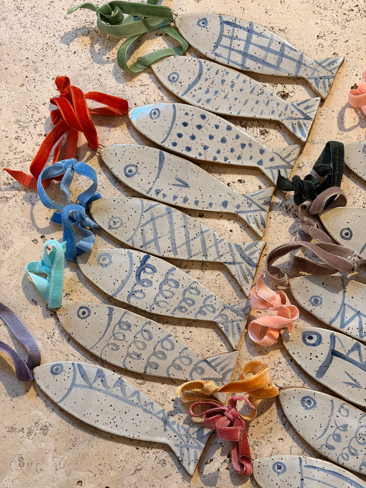 Ceramic Fish Ornaments