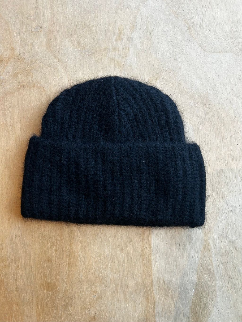 Cashmere Rib Beanie