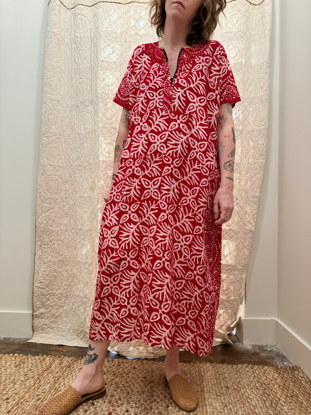 Red Batik Maxi
