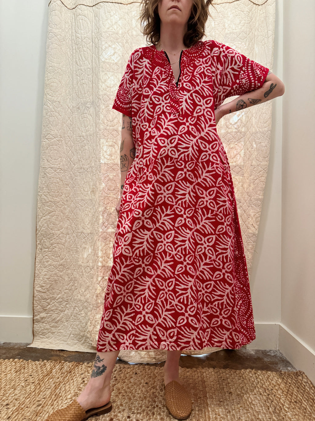 Red Batik Maxi