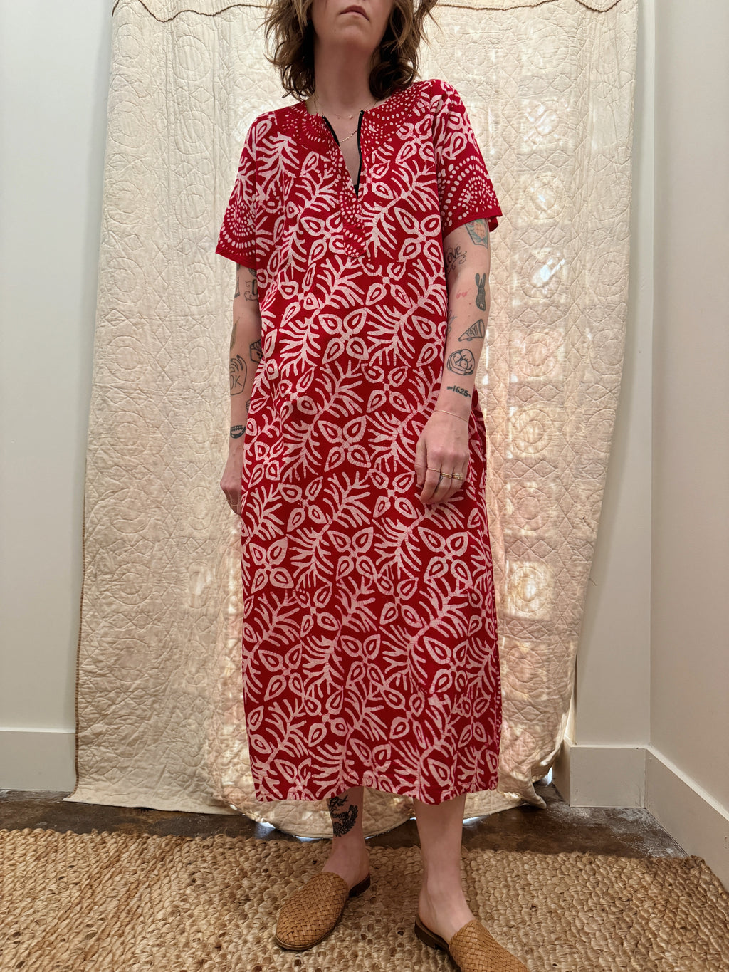 Red Batik Maxi