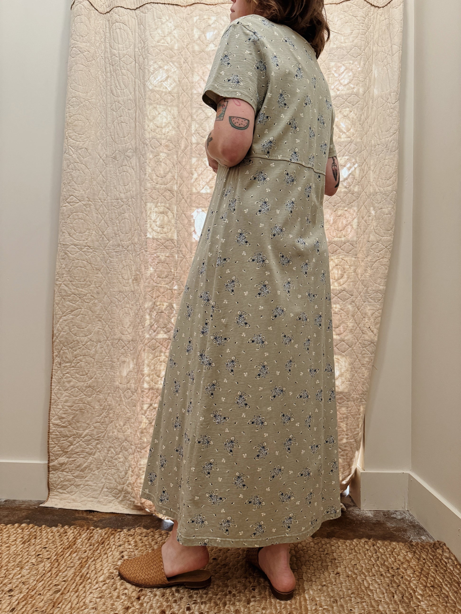 Cotton Knit Maxi