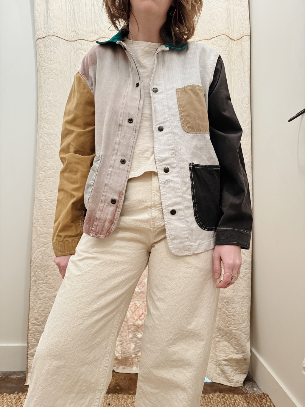 Linen / Cotton Patchwork Chore