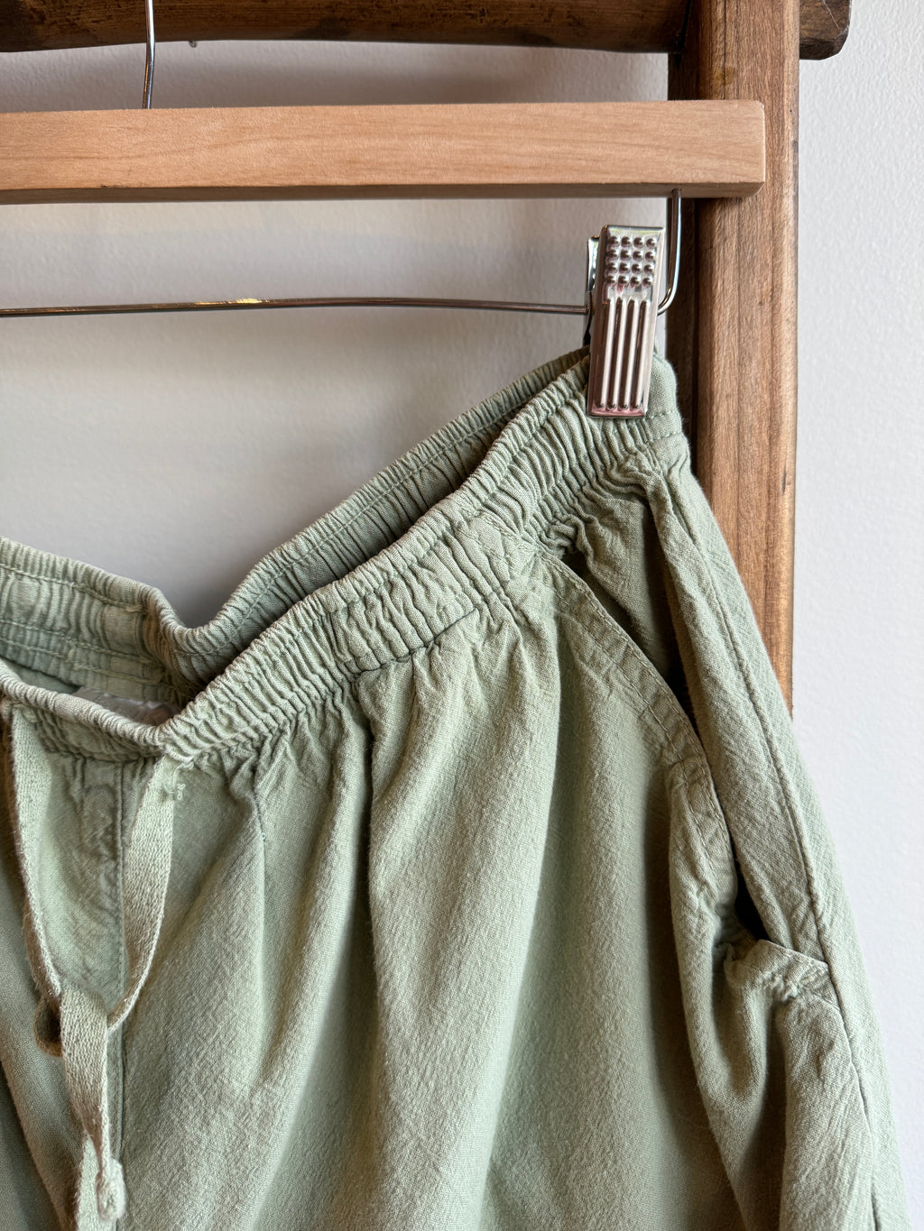Sage Drawstring Shorts