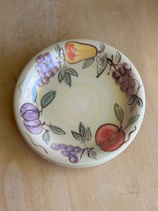 Watercolor Stoneware Plates