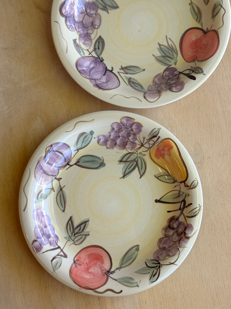 Watercolor Stoneware Plates
