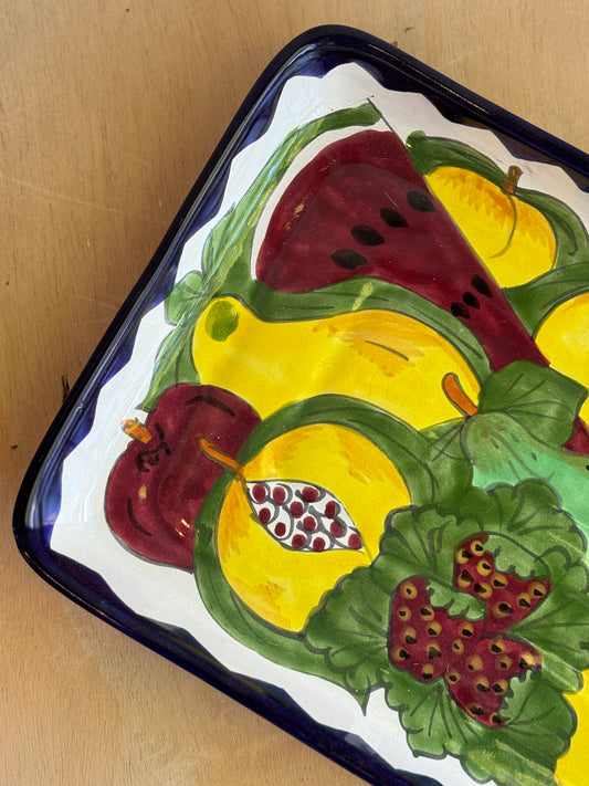 Ceramic Painted Baking Dish