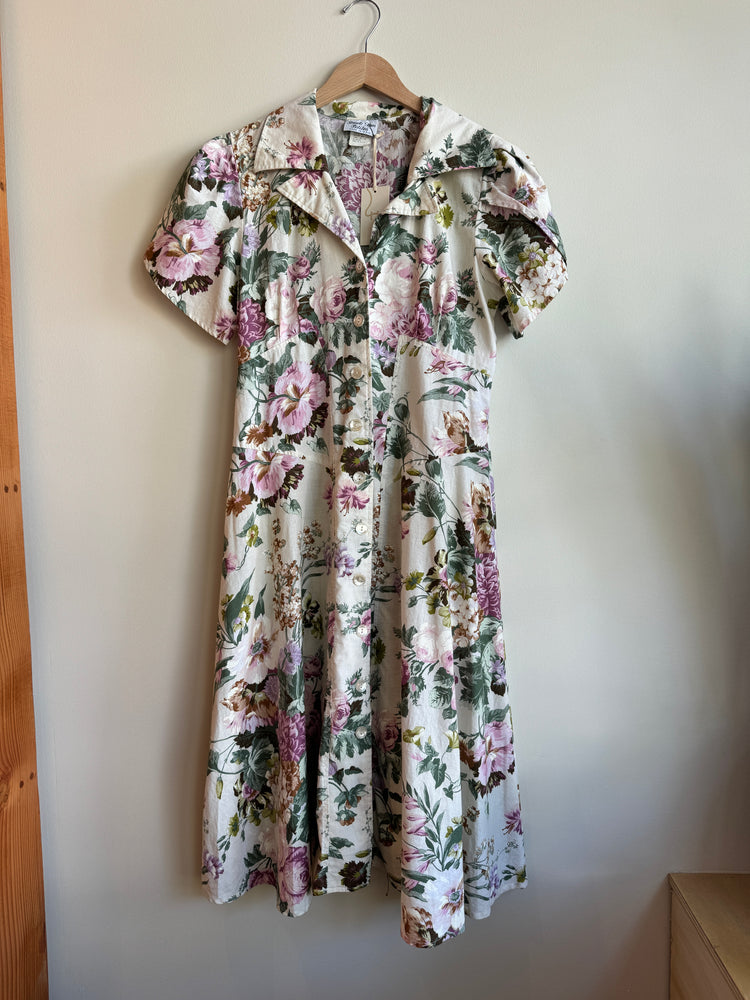 Cotton Floral Midi