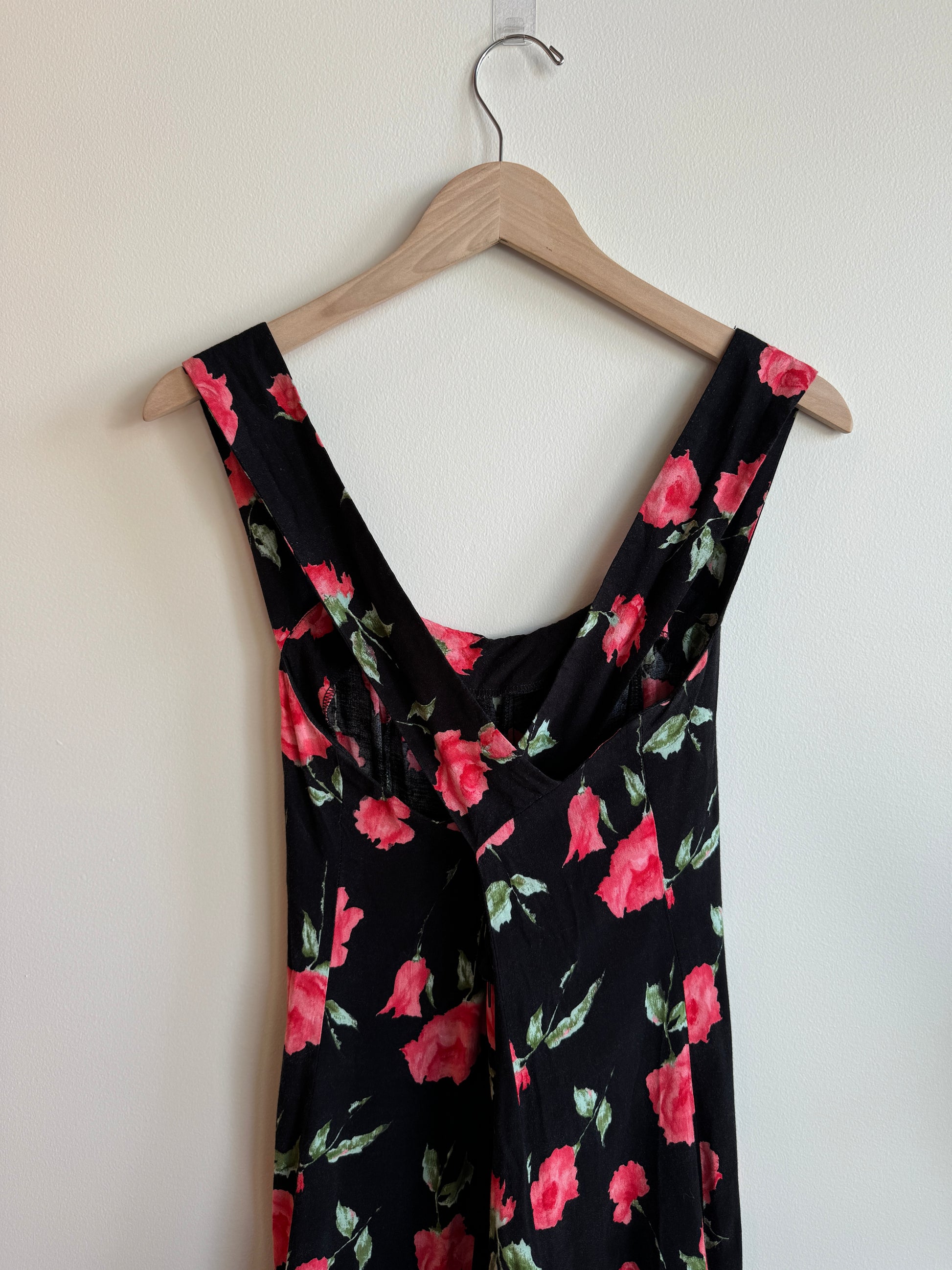 Floral Cross Back Dress
