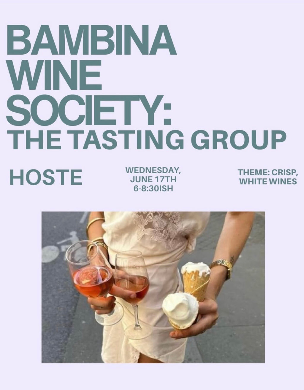 Bambina Wine Society Tasting Group 3 - 6/17
