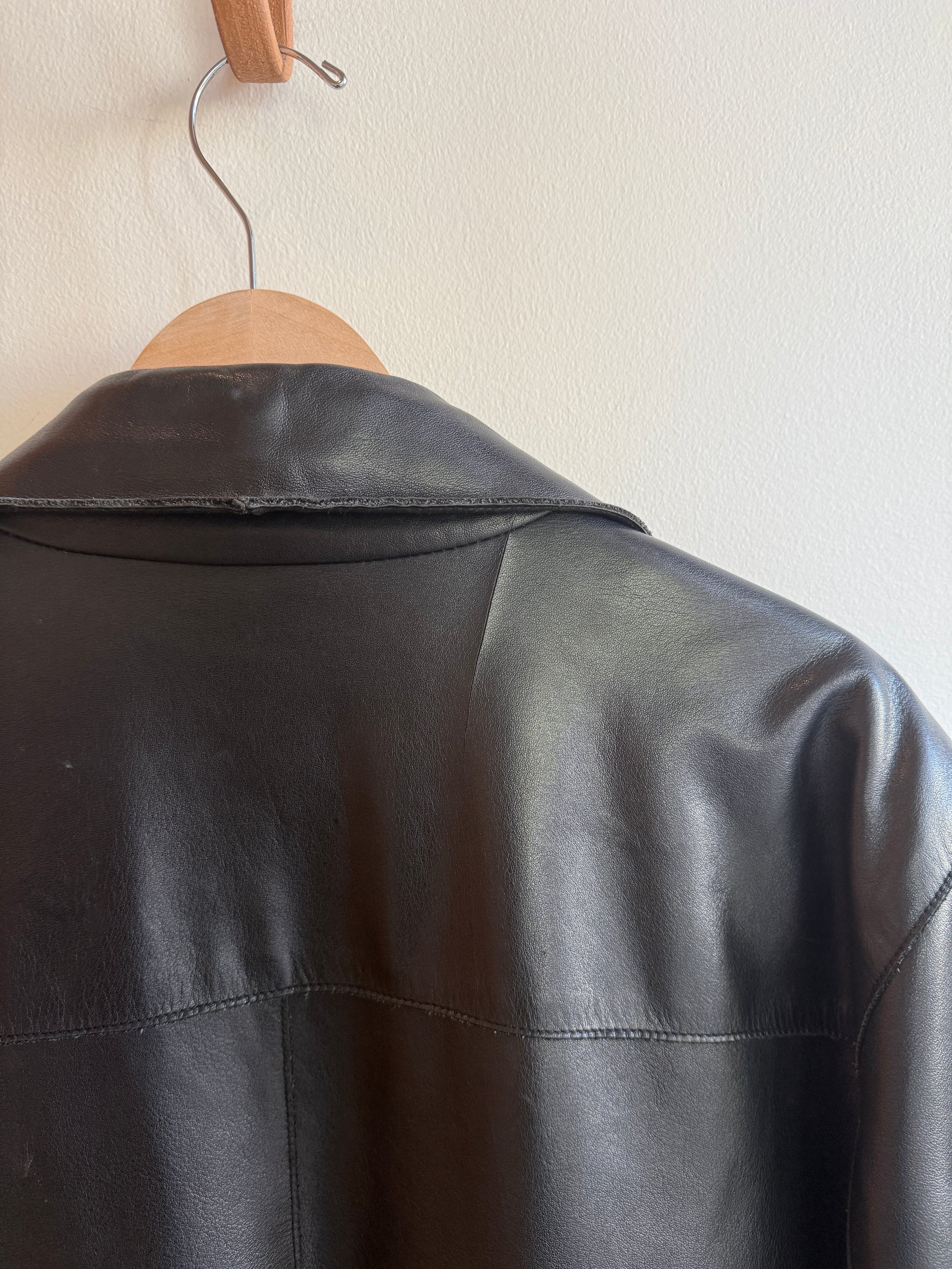 Leather Zip Jacket