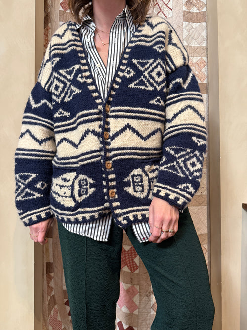 Fish Wool Cardi