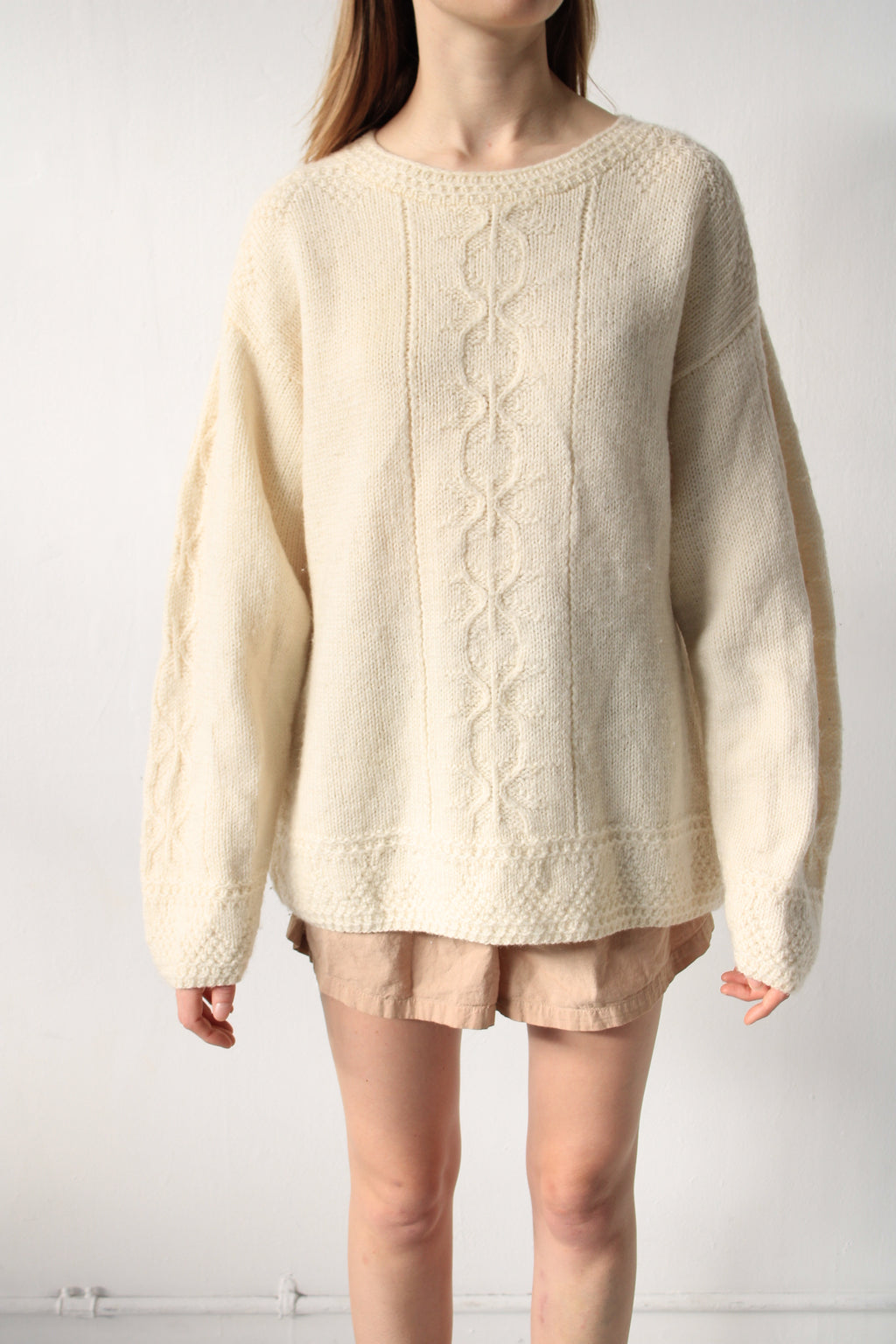 Hand Knit Wool Sweater