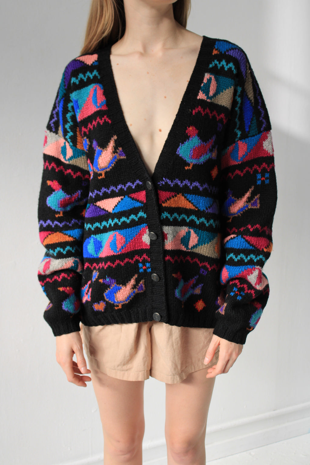 Vintage Duck Wool Cardigan