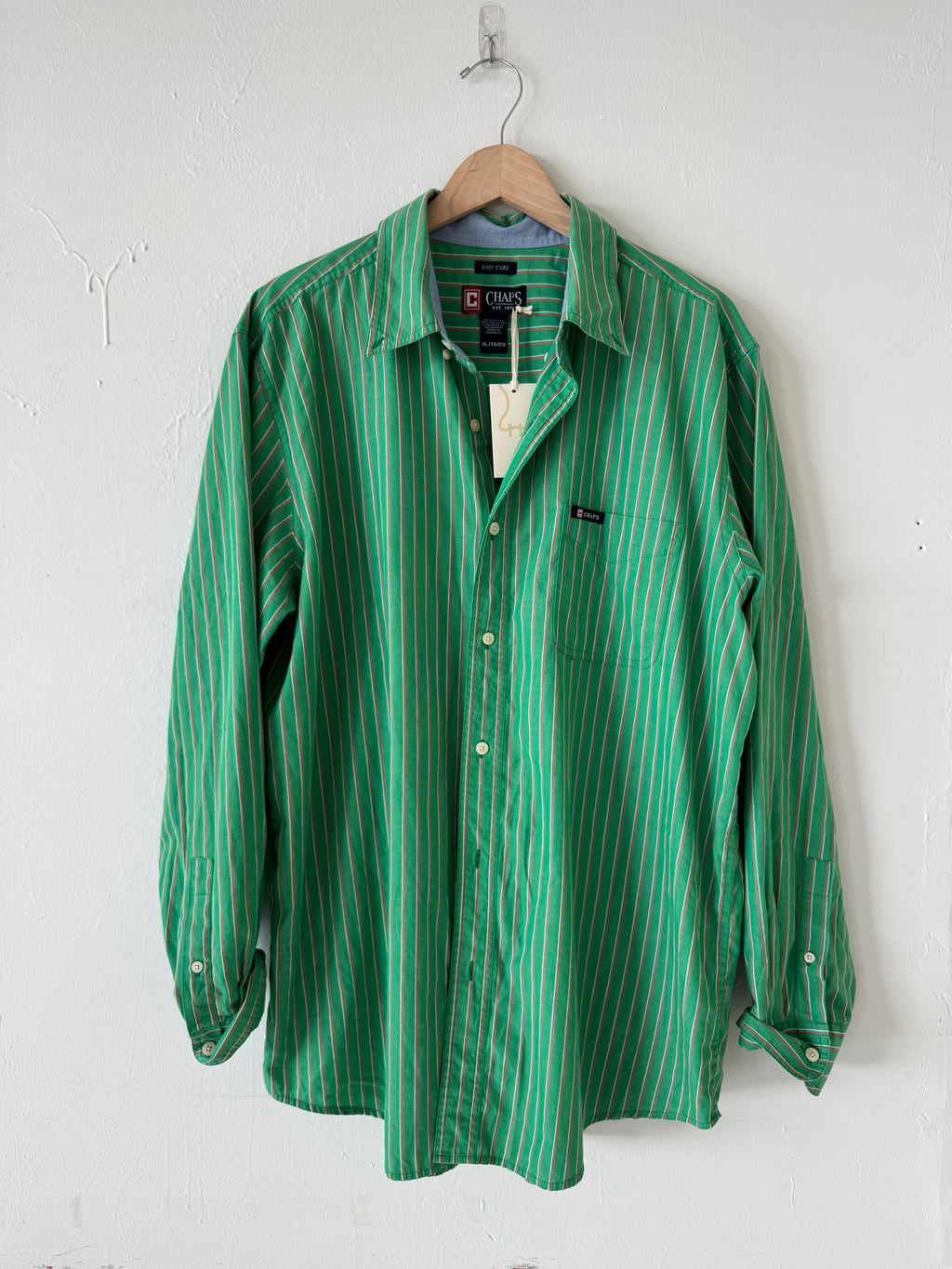 Green Stripe Buttondown