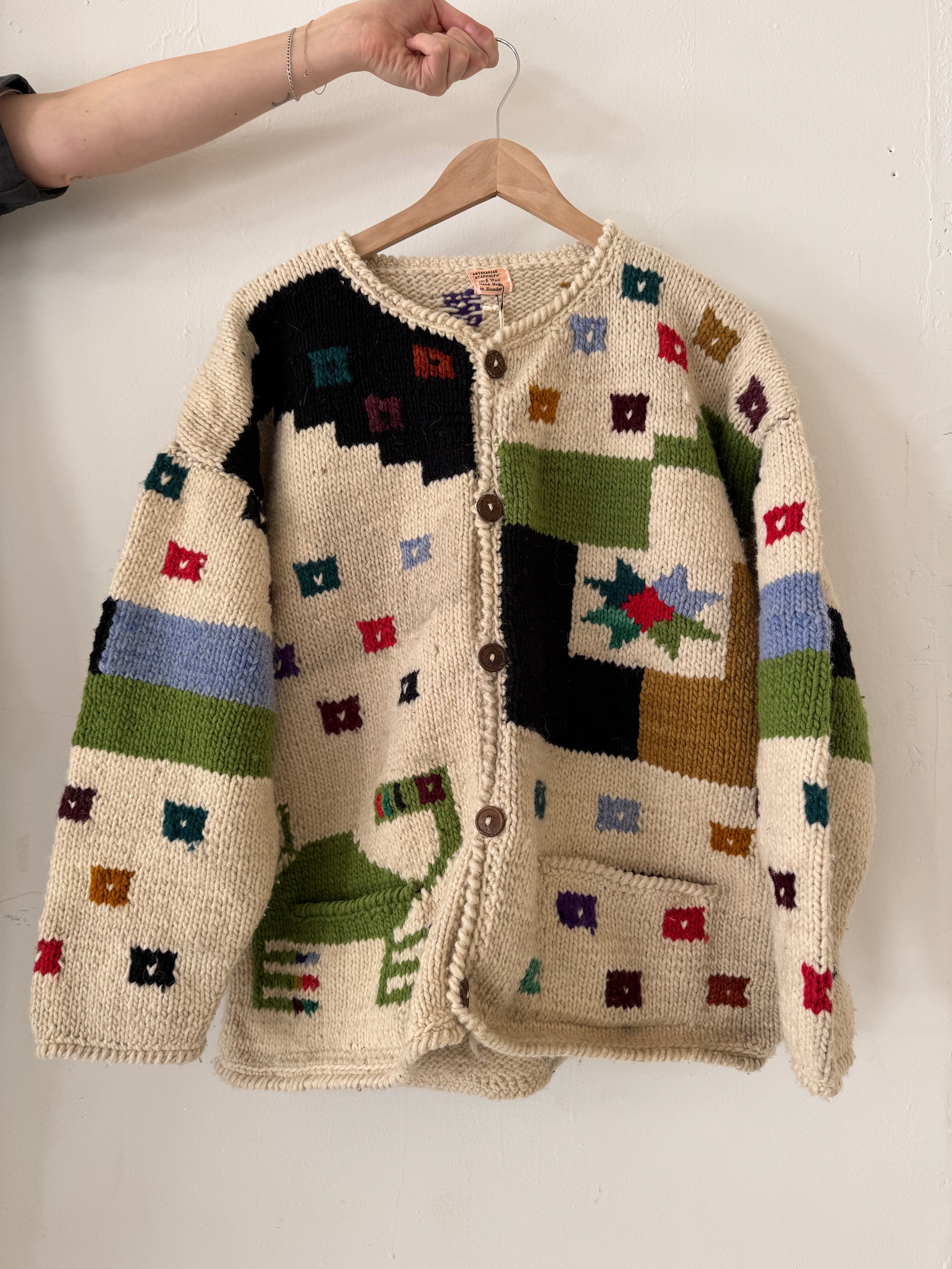Confetti Wool Cardigan