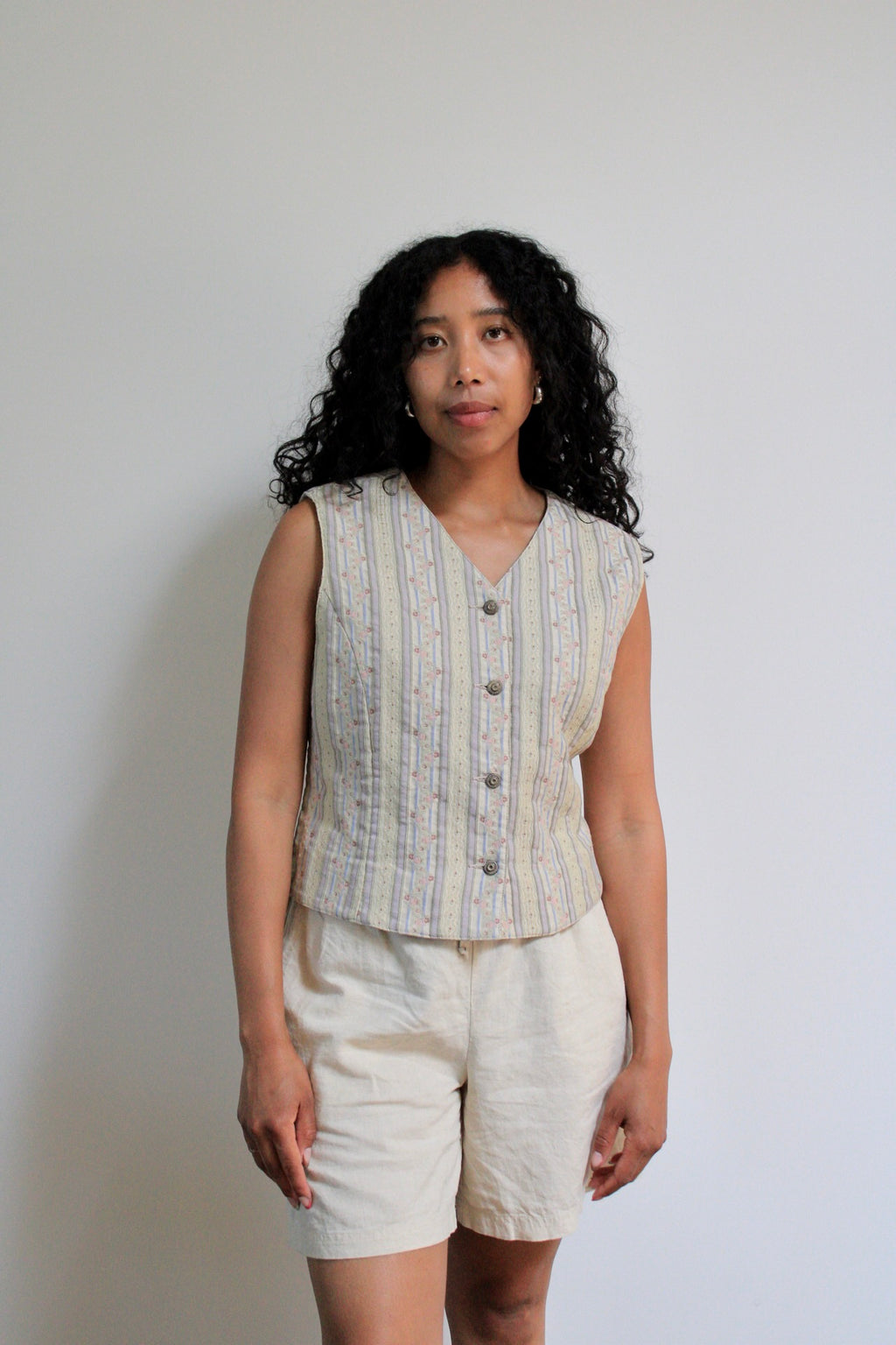 Sandstone Linen Drawstring Shorts