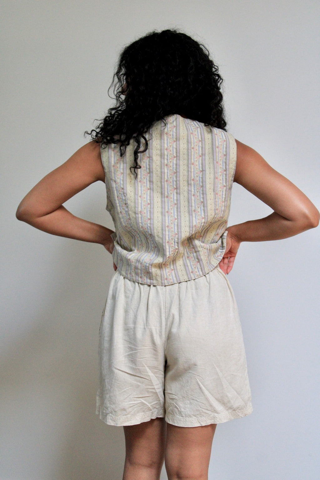 Sandstone Linen Drawstring Shorts