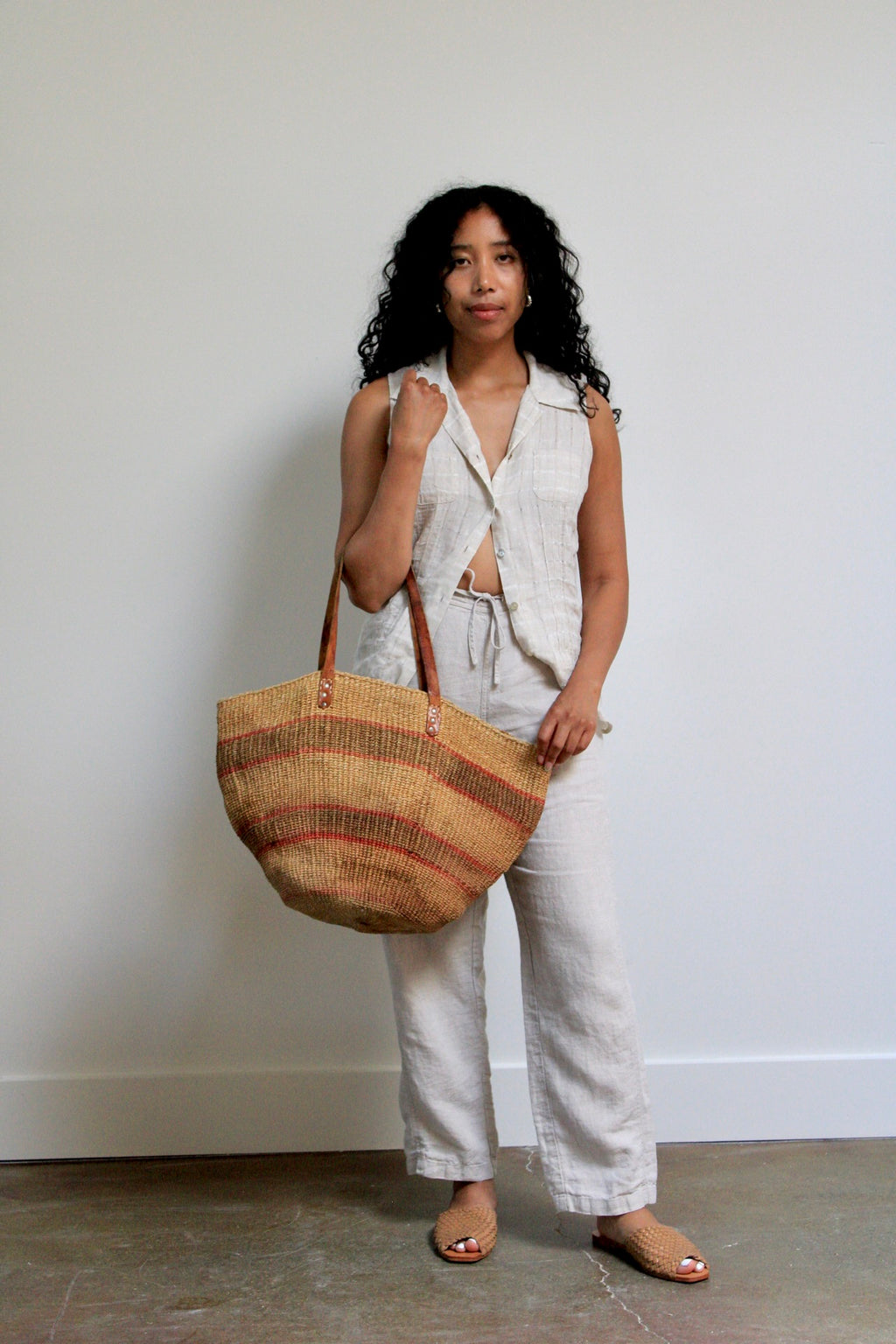 Sandy Linen Drawstring Pants