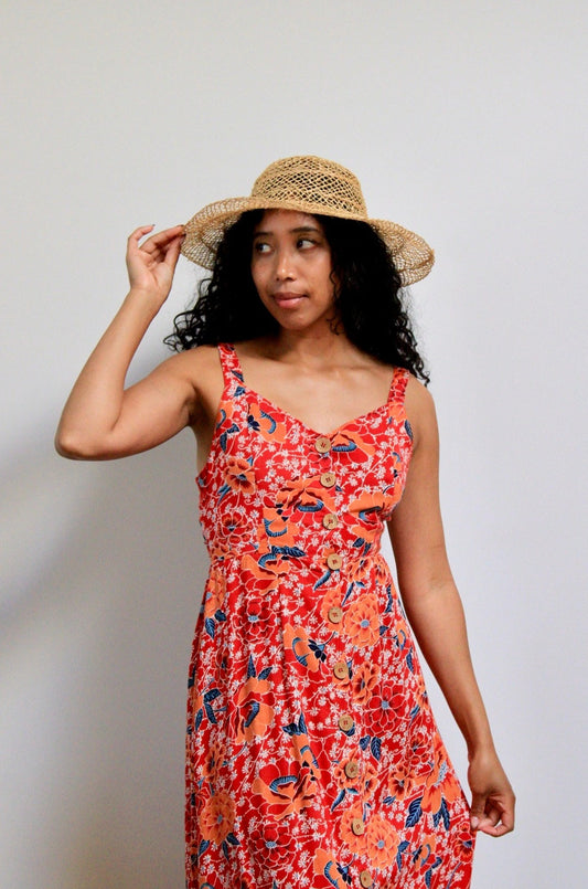 Open Weave Wide Brim Sunhat