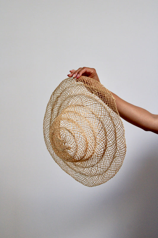 Open Weave Wide Brim Sunhat