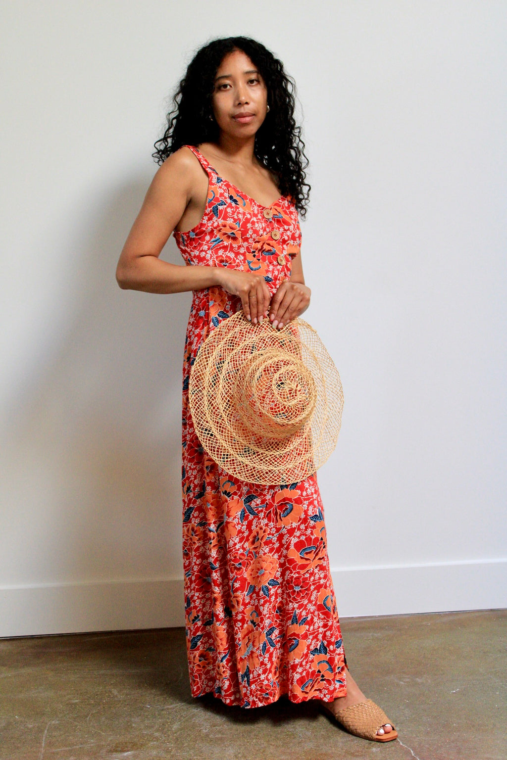 Open Weave Wide Brim Sunhat