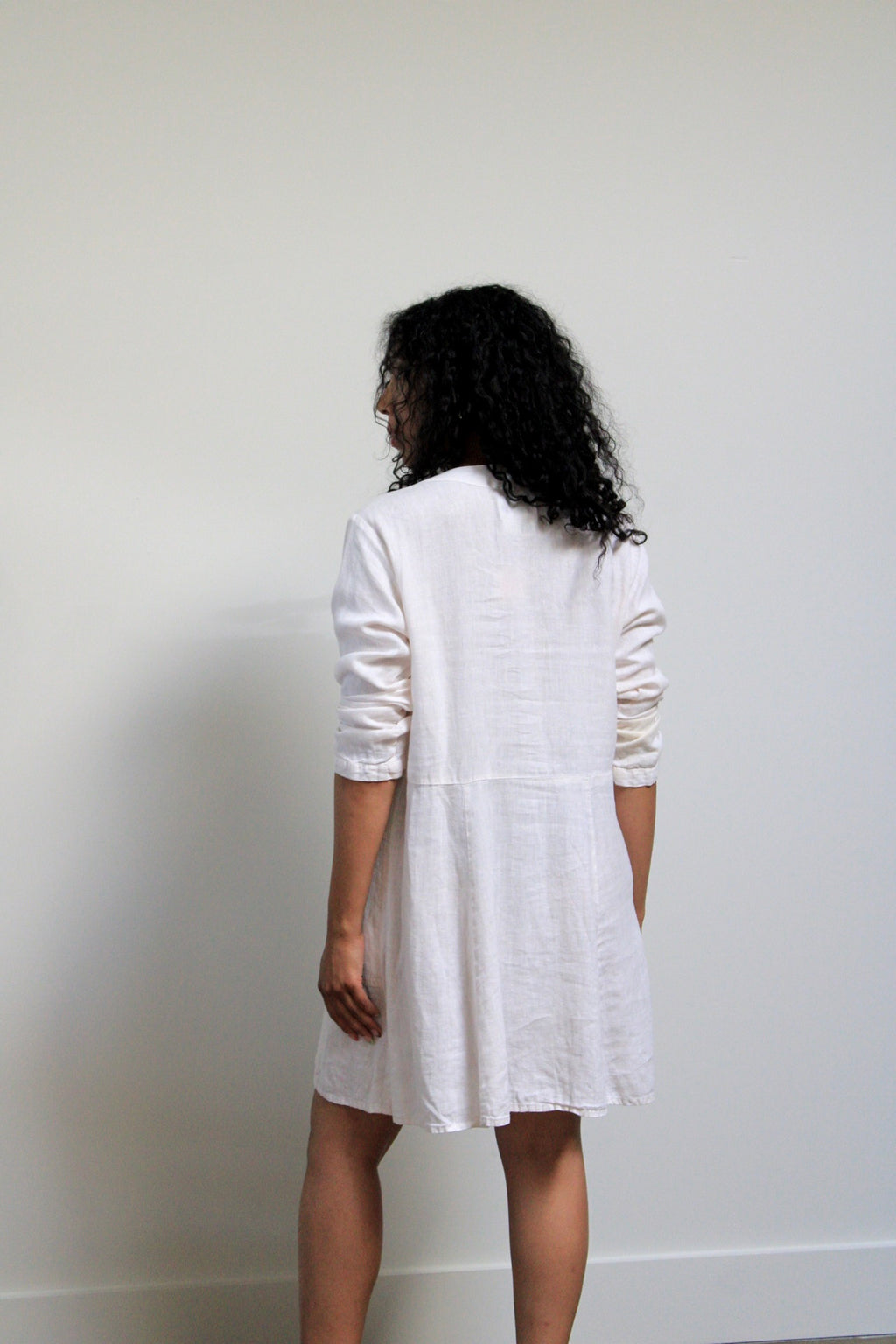 Oatmilk Flax Long Sleeve Jubilation Dress