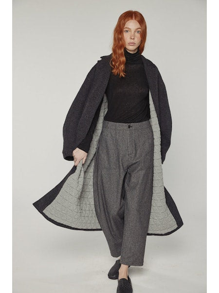 Cocoon Sleeve Maxi Coat