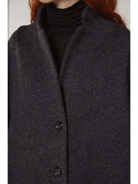 Cocoon Sleeve Maxi Coat