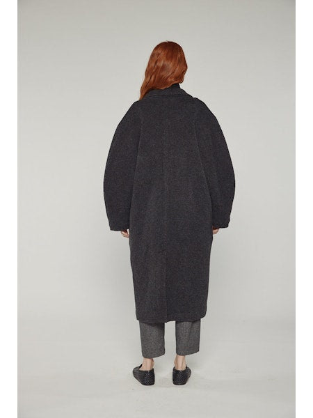 Cocoon Sleeve Maxi Coat