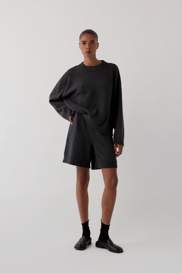 Rae Cotton Knitted Shorts