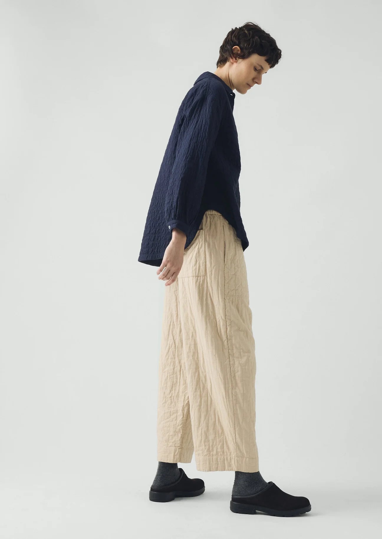 Quilted Cotton Barrel Leg