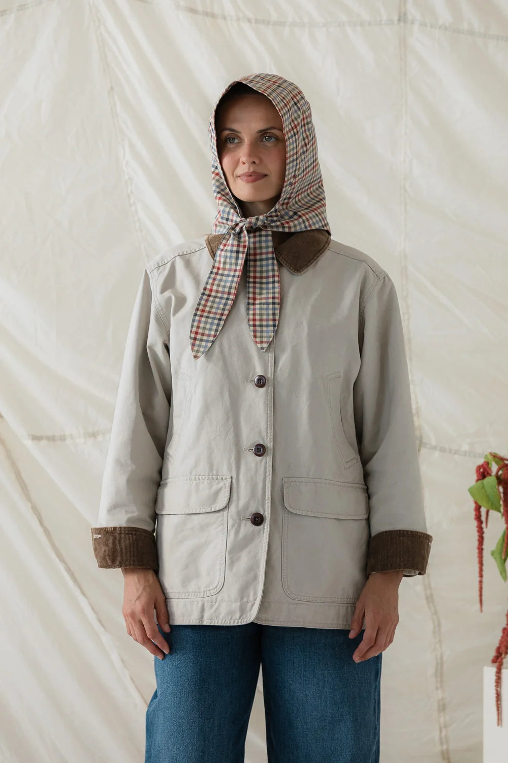 Nimbus Rain Bonnet - Hedgerow Gingham