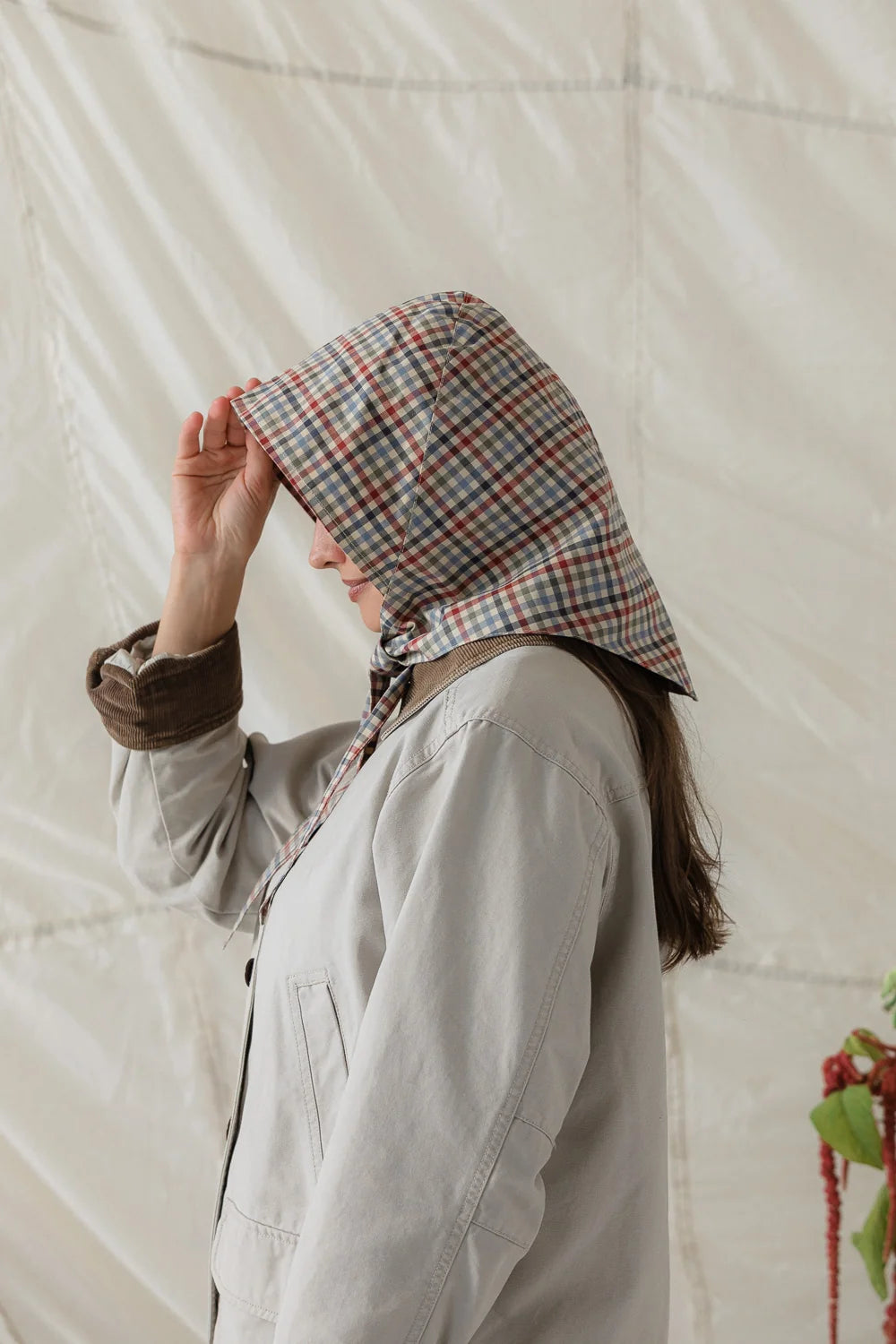 Nimbus Rain Bonnet - Hedgerow Gingham