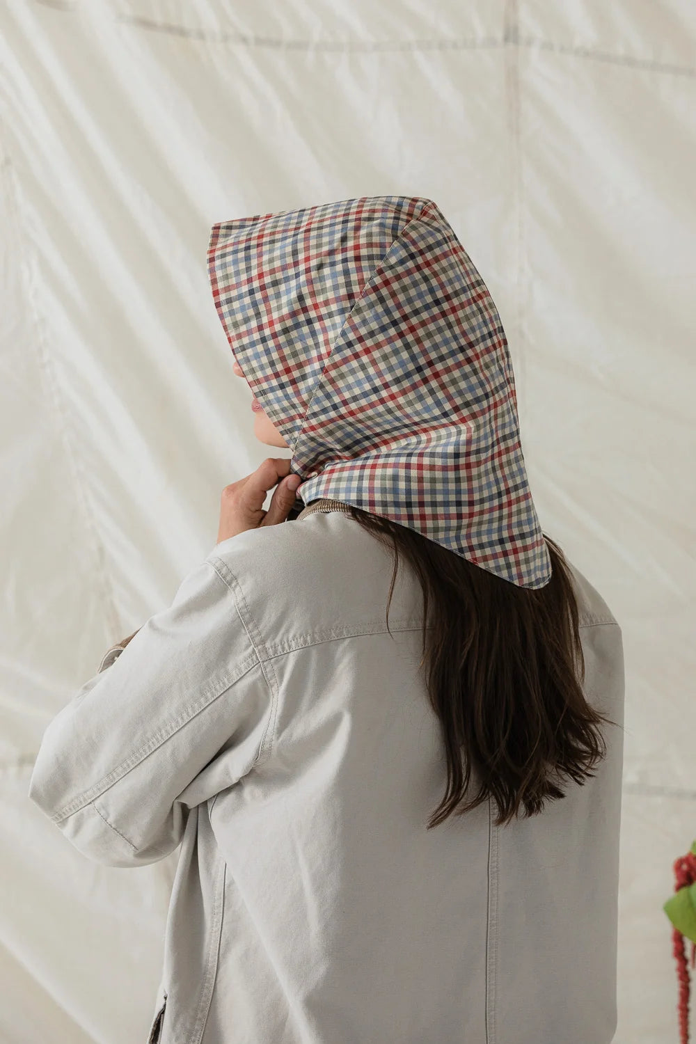 Nimbus Rain Bonnet - Hedgerow Gingham