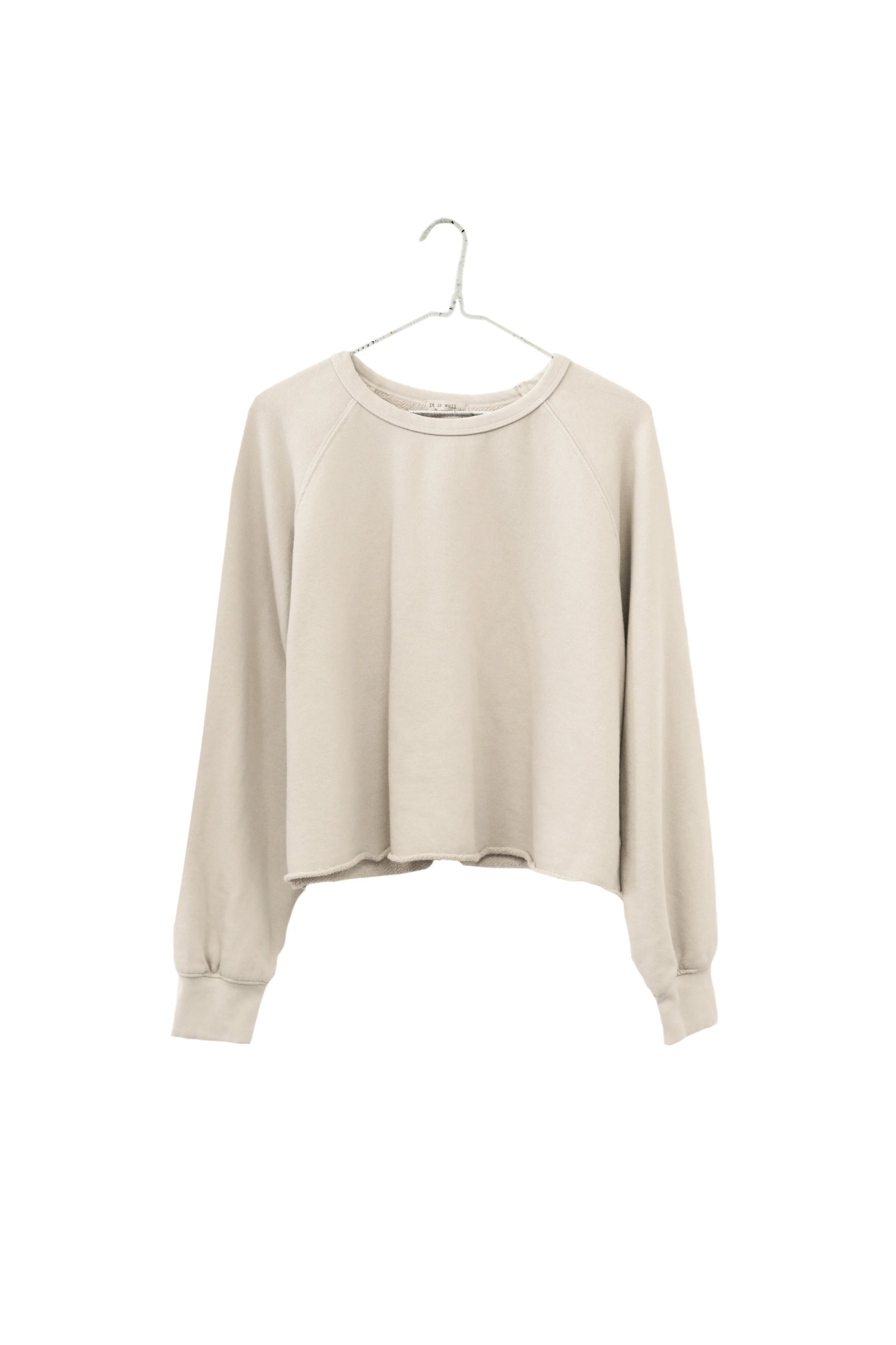 Crop Sweatshirt - Natural