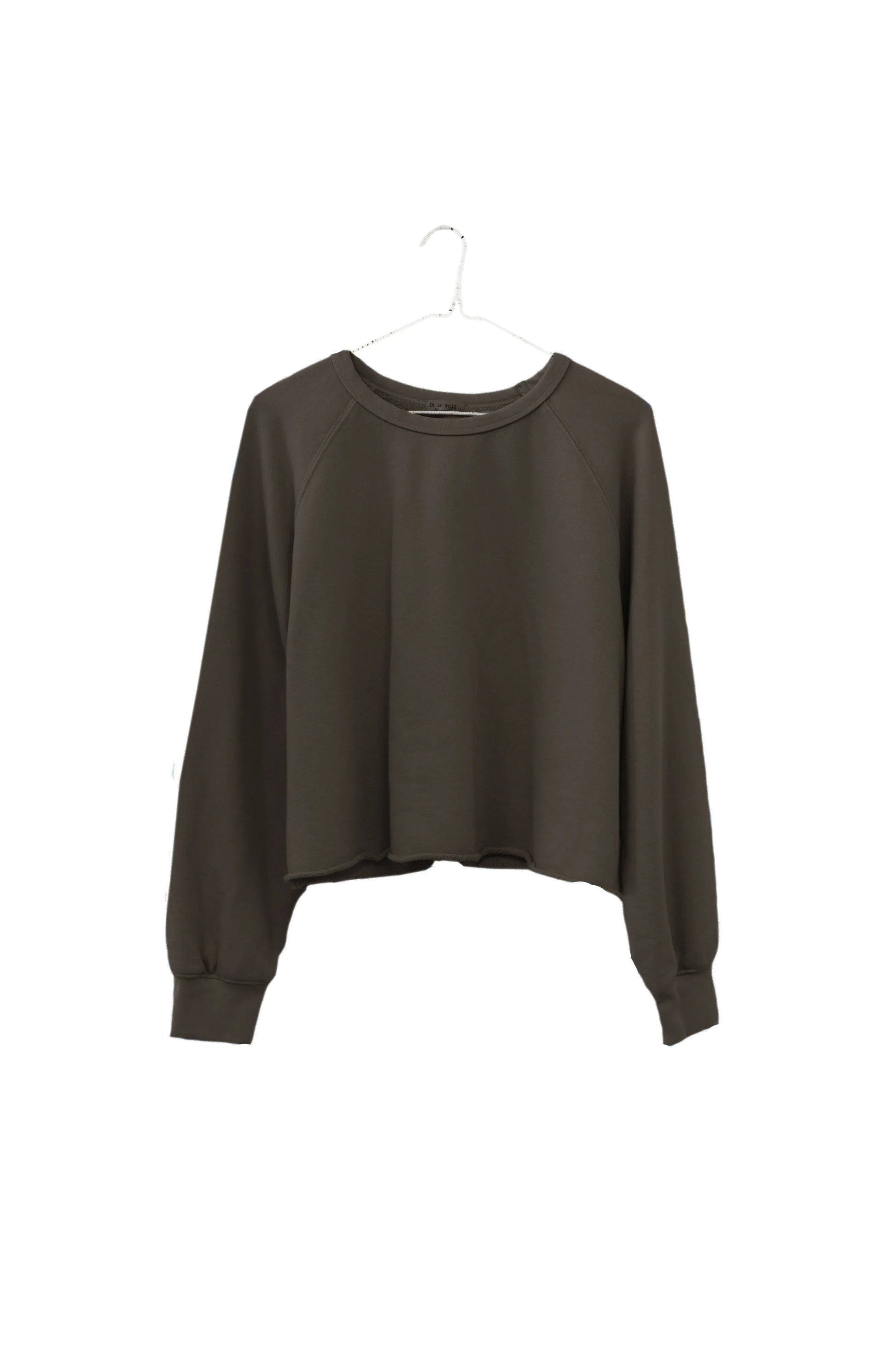 Crop Sweatshirt - Soil