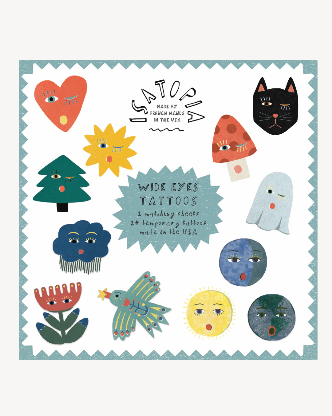 Wide Eyes Tattoo Sheets