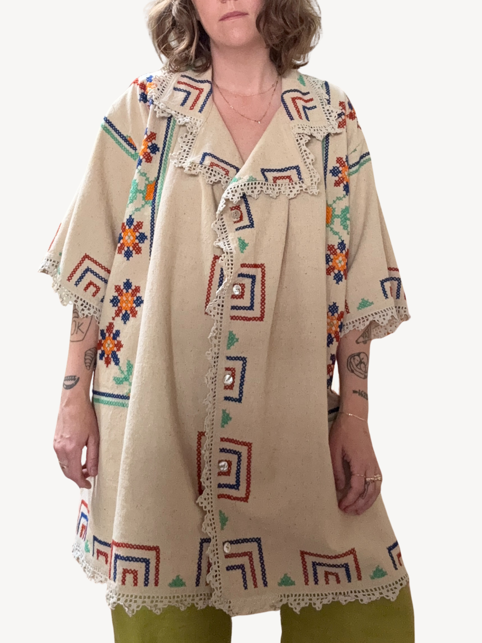 The Garden Relic Coat-Dress Zero Waste
